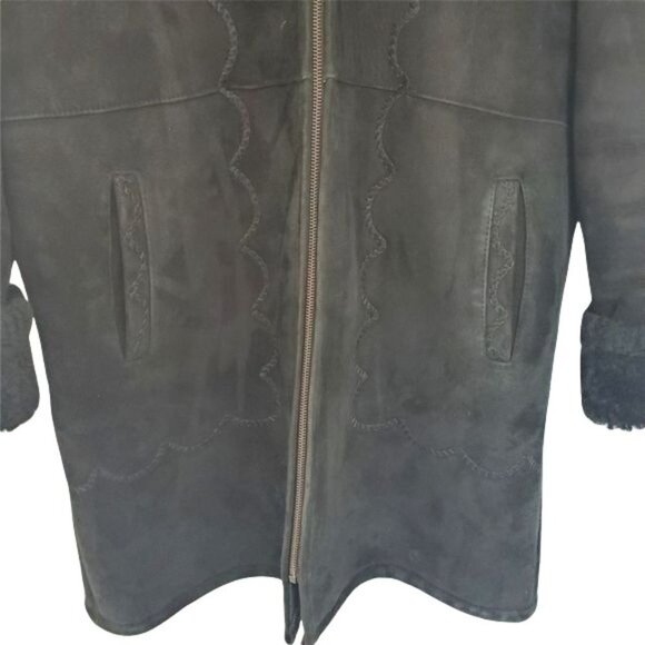 Vintage 60s/70s Italian made Deer skin Jacket with Hood - Picture 15 of 16